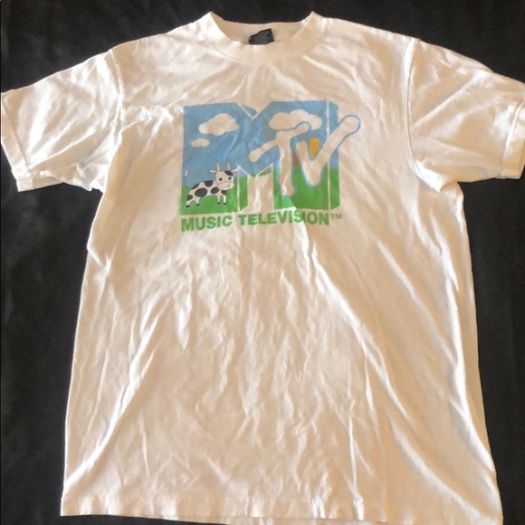 MTV | Shirts | Mtv Medium Cow Shirt 